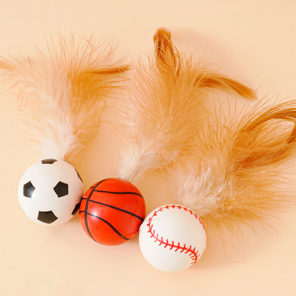 크레용펫 드리블 깃털 탱탱볼 3종 세트