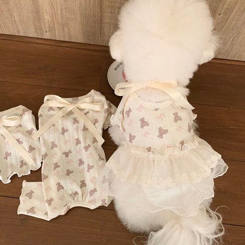 [21CH] 발레코어리본곰돌이올인원