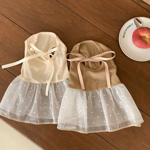 [21CH] 발레코어골지원피스(베이지)