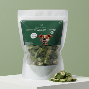 헬시하이펫 강아지 동결건조 간식 오크라, 25g, 1개