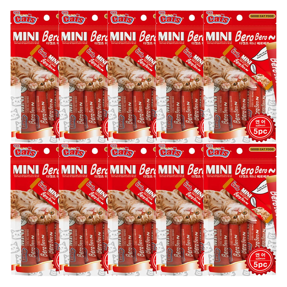 더캣츠 미니베로베로 연어 5p 10개★