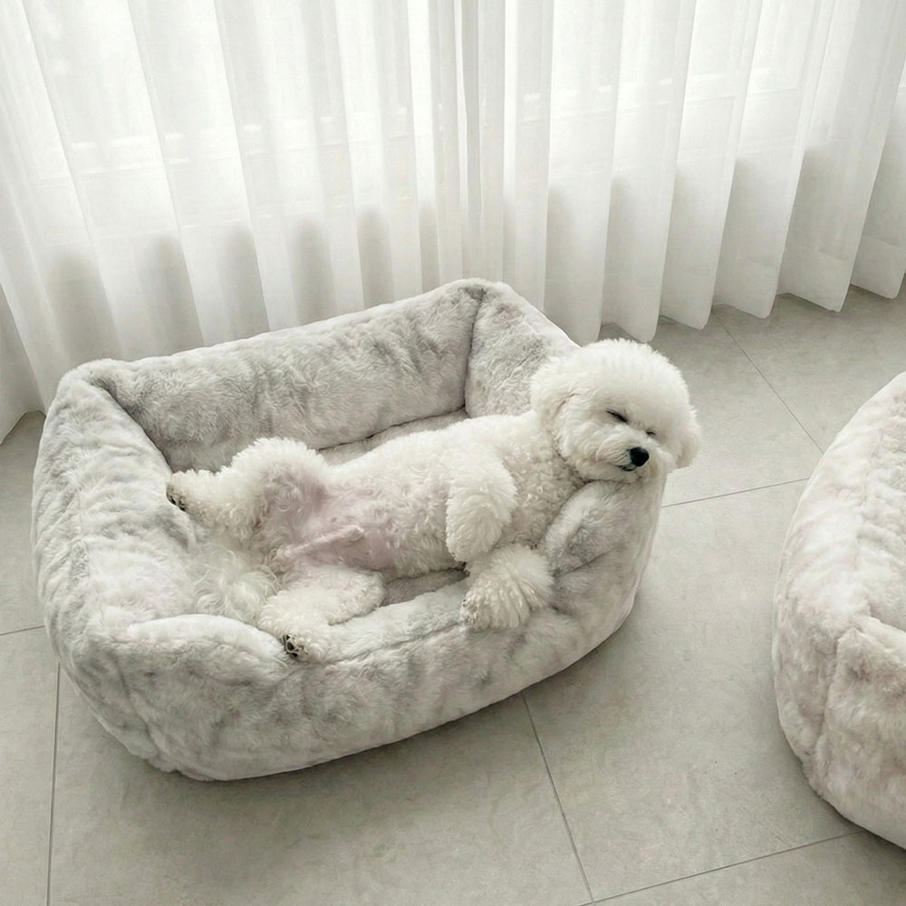 크레용펫 클라우드 퍼 쿠션 침대(M/L)