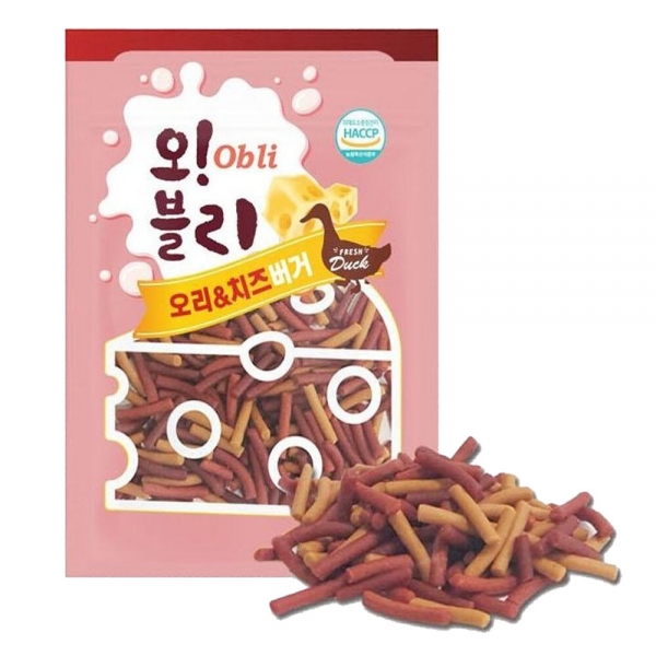 오블리버거 오리&치즈버거100g