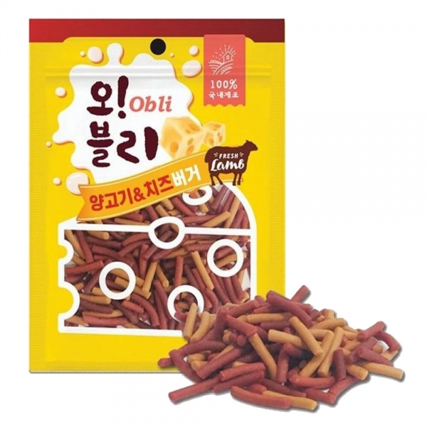 오블리버거 양고기&치즈버거100g