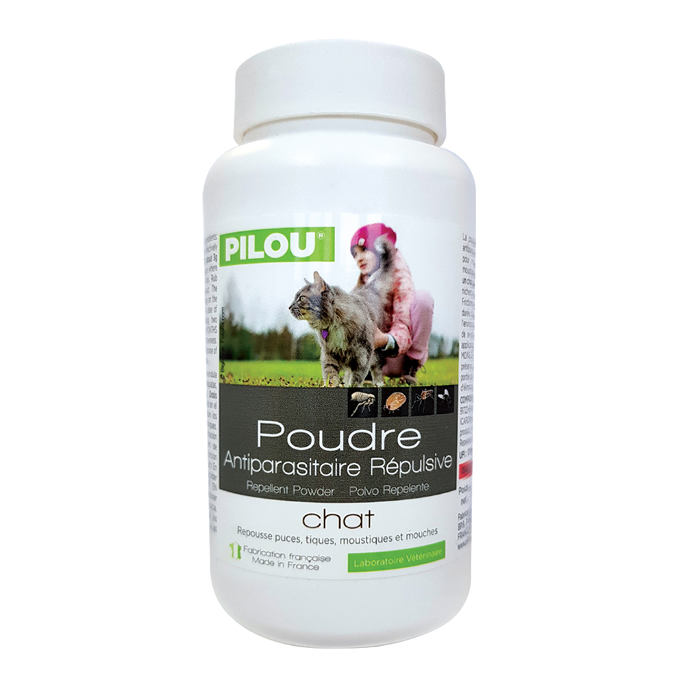 [필루] 외부기생충예방 파우더샴푸 고양이 150g