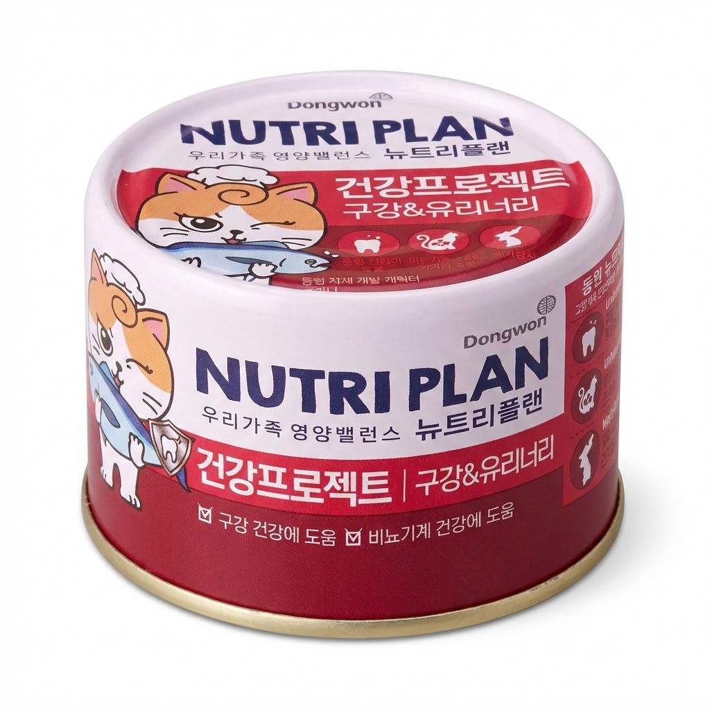 [동원뉴트리플랜] 건강프로젝트 구강&유리너리 (160g/1Box*24개입)