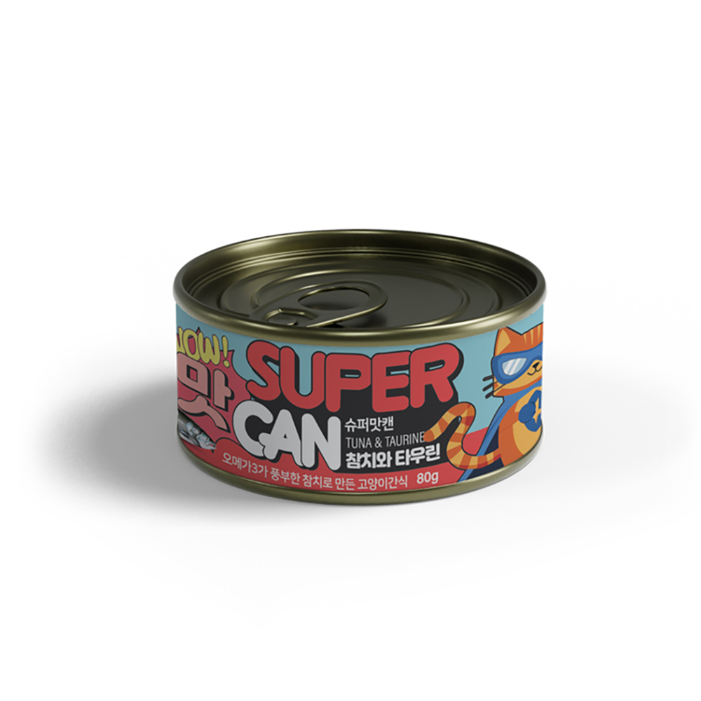 슈퍼맛캔 참치와타우린 80gx24개/1박스