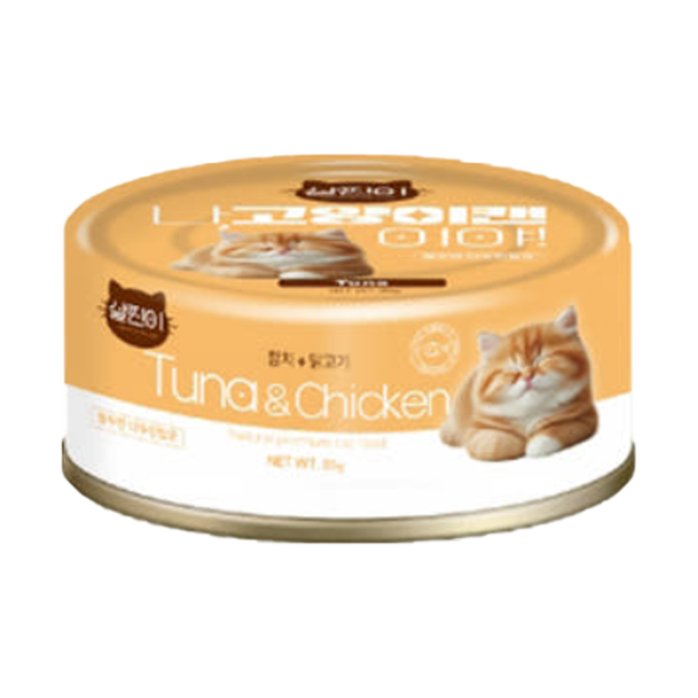 나고양이캔이야 참치+닭고기맛 85g