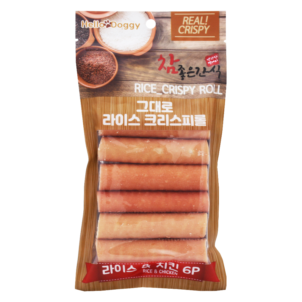 ◆[참좋은간식] 그대로 치킨&라이스 크리스피롤-6P