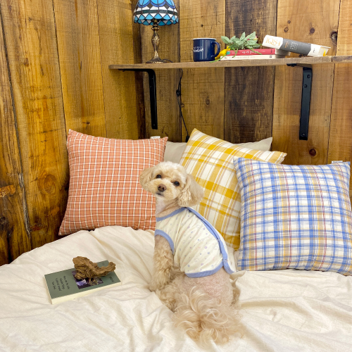 파스텔곰 실내복 민소매 조끼