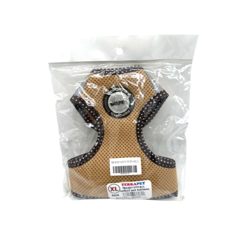 [떨이특가!] [지엠펫] 매쉬 반사 하네스 리드줄 세트 (브라운)