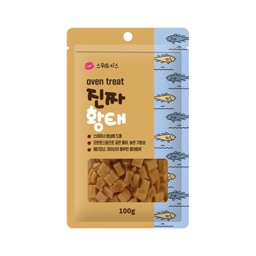 스위트키스 트릿간식 진짜 [황태] 120g