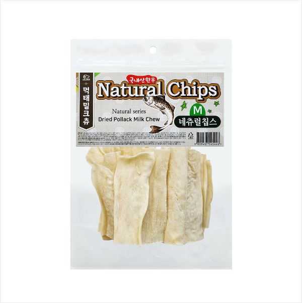 [네추럴EX] 먹태밀크츄 네츄럴칩스M 120g