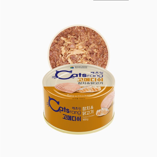 캐츠랑)고메디쉬 참치&닭고기 160g