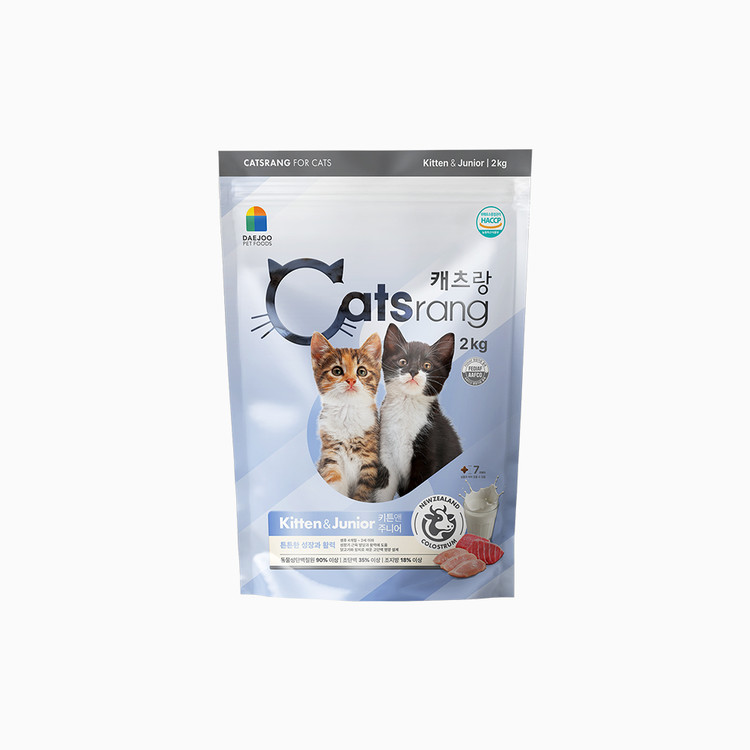 [캐츠랑] 뉴 키튼앤주니어 (1박스/2kgx6개)