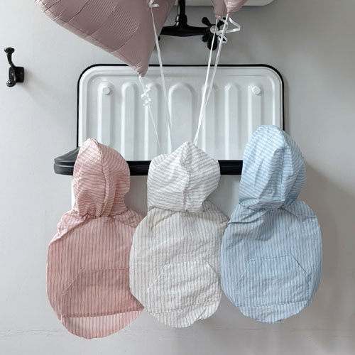 [21DH] 파스텔스트라이프바람막이(블루)