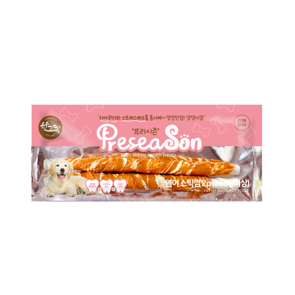 【매장】[프리시즌] 딩고껌 연어스틱 (2p/10.5