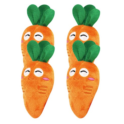 한정세일판매★ [티티펫] 봉제삑삑이 (당근/4개 1세트) ★재고소진시까지