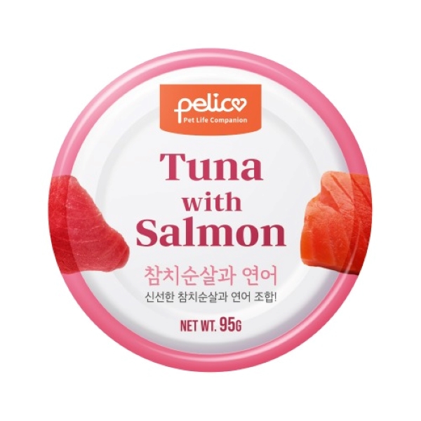 펠리코 캣 참치순살과 연어캔95g(24개입)