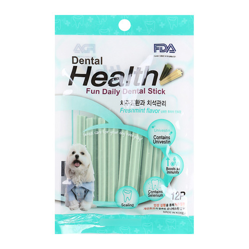 덴탈헬스 민트맛 강아지 덴탈껌60g