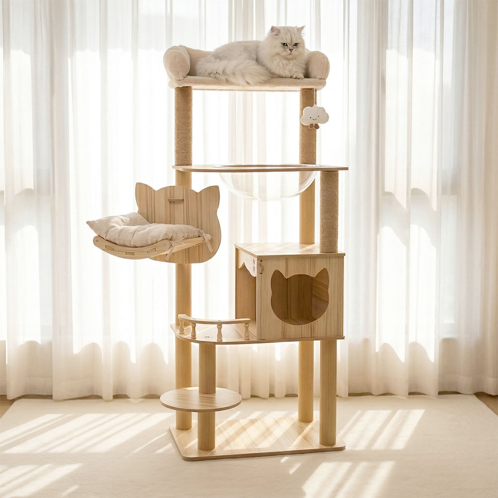 크레용펫 햇살가득 대형 캣타워