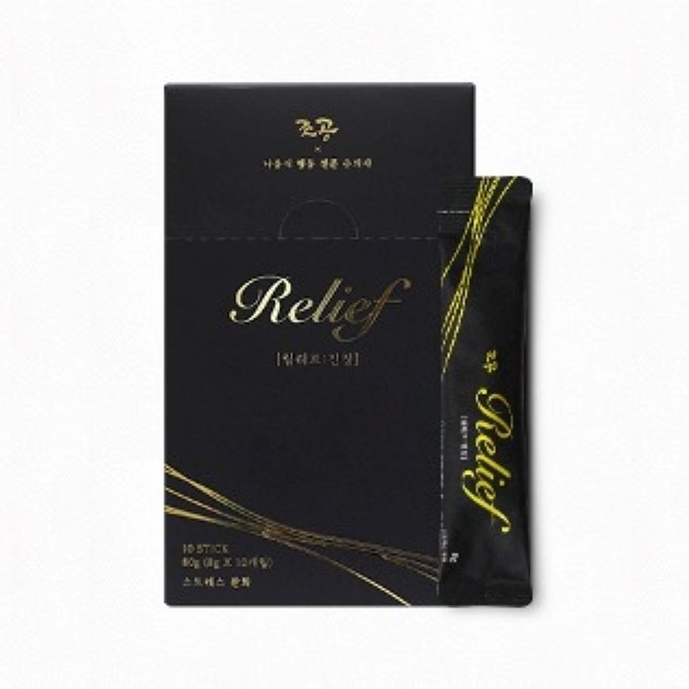 [유통기한26년9월] 조공 릴리프(스트레스케어) 츄르스틱[8g x10개입]