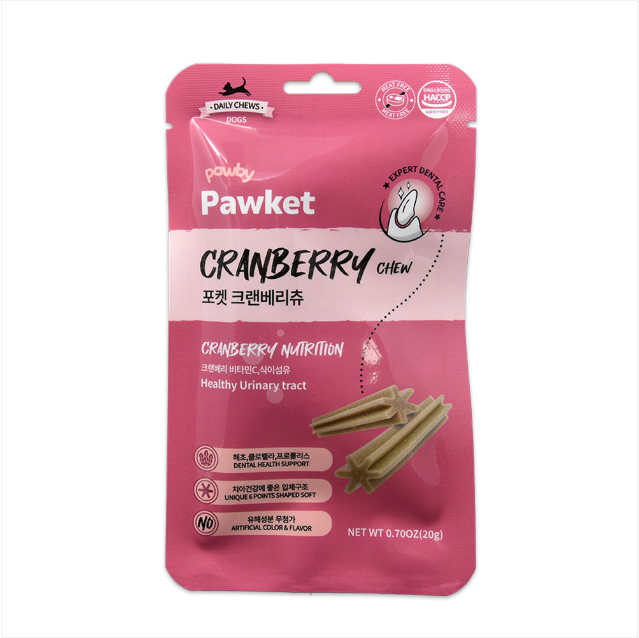 포켓 크랜베리츄 20g x10개