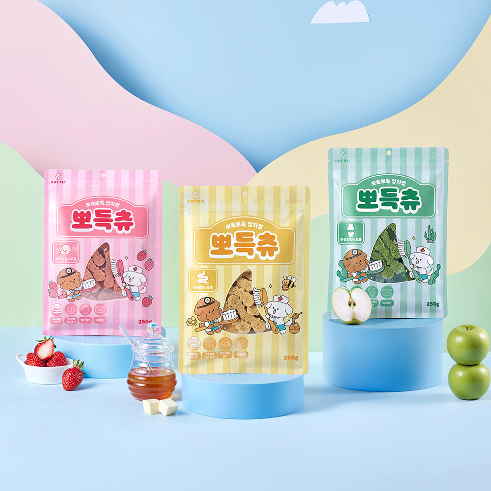 ❤️5+1❤️국내제조 [핫펫] 뽀득츄 250g