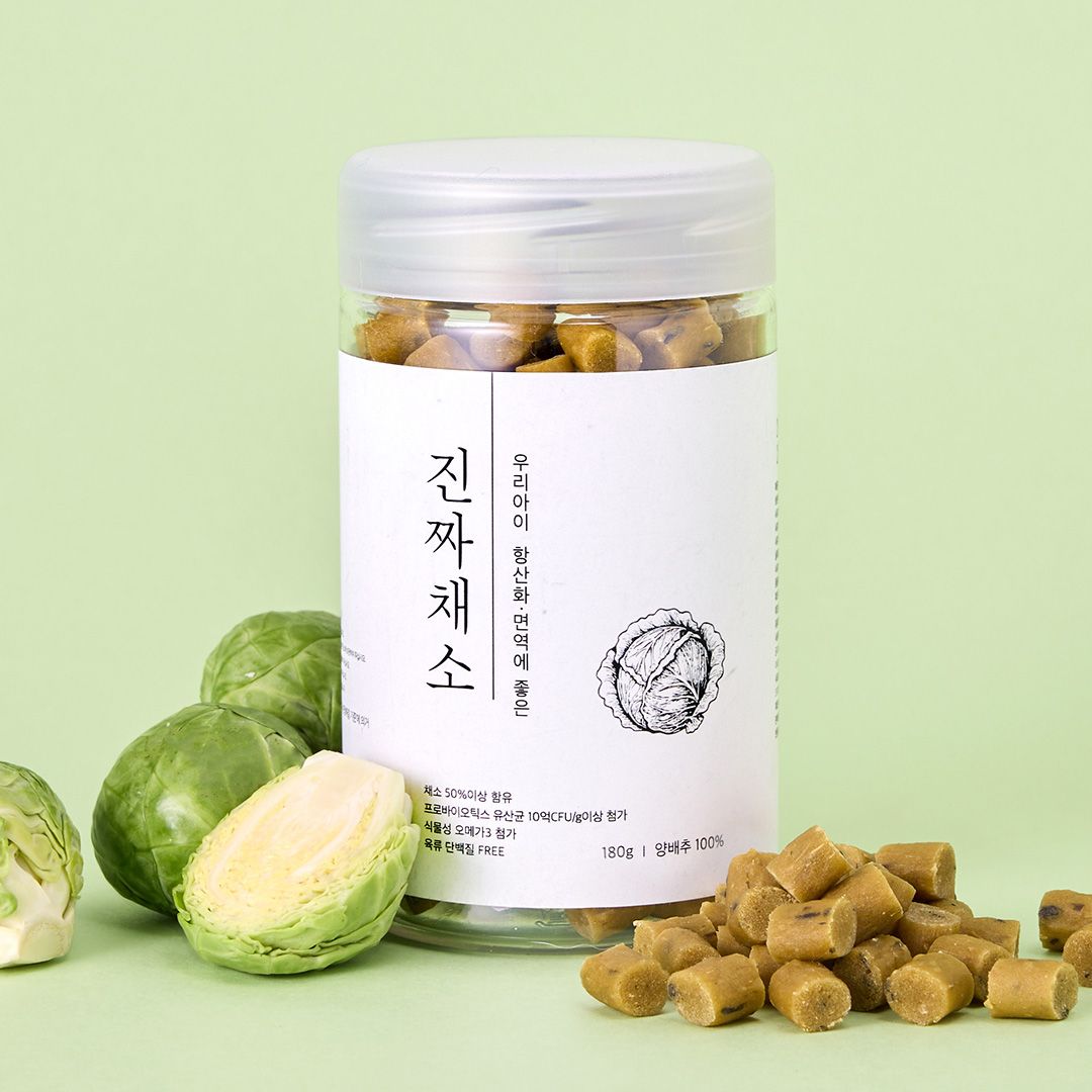 [펫프렌즈] 진짜채소 양배추&유산균 180g