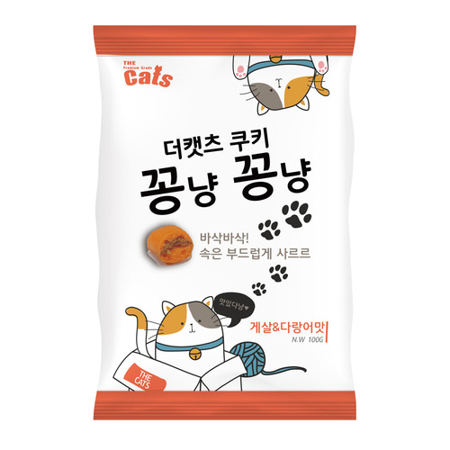 더캣츠 꽁냥꽁냥 게살&다랑어맛 100g