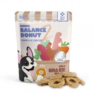 멍냥빌리지 가수분해 간식 저알러지 다이어트 밸런스도넛 채소 닭 200g