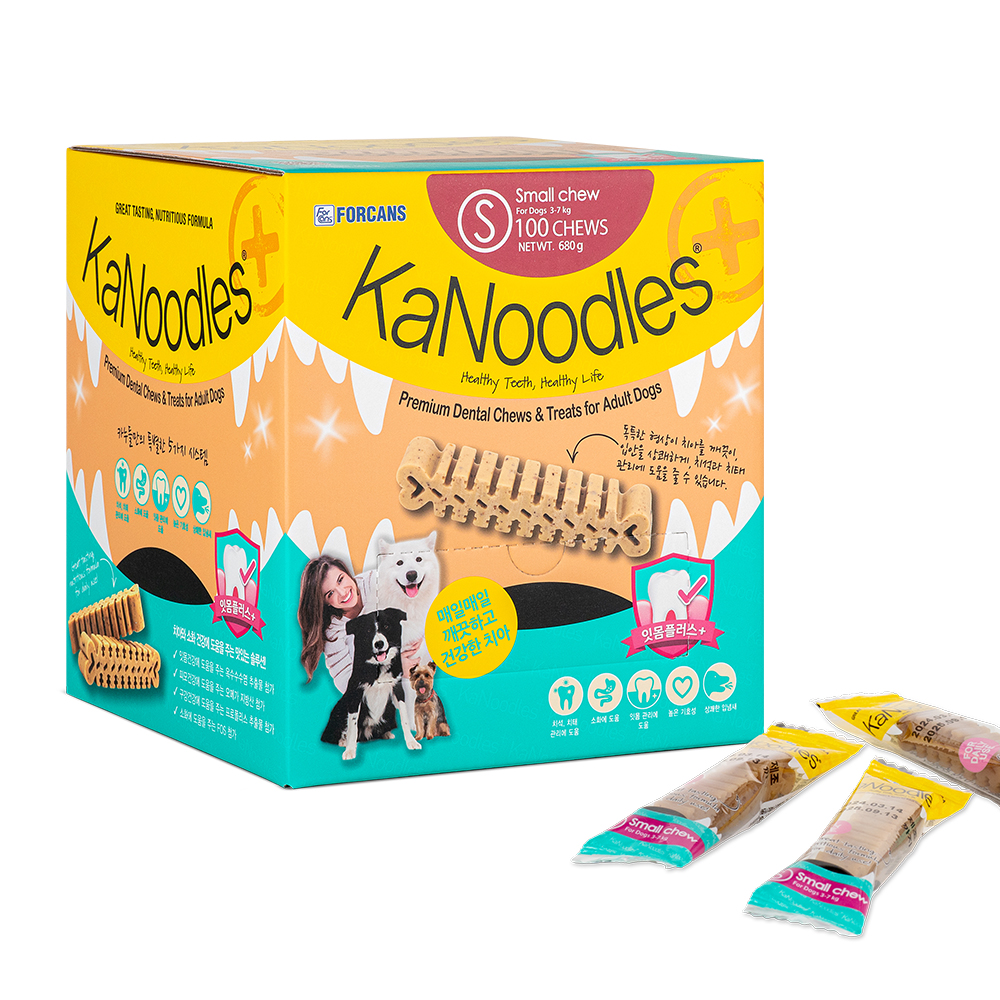 포켄스 카누들 잇몸플러스 덴탈껌 680g S(100개입)