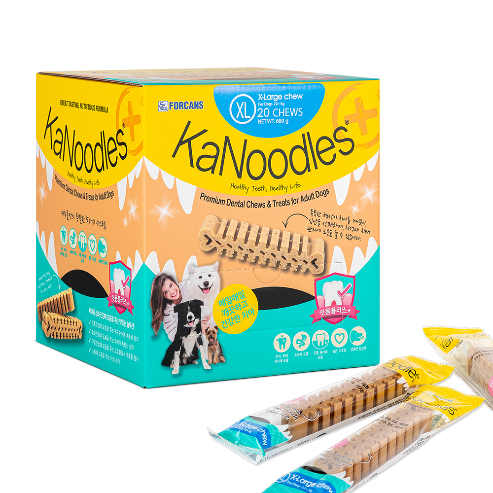 포켄스 카누들 잇몸플러스 덴탈껌 680g XL(20개입)