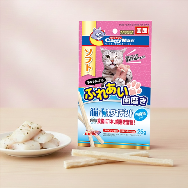 캐티맨 냥덴탈 흰살생선껌25g