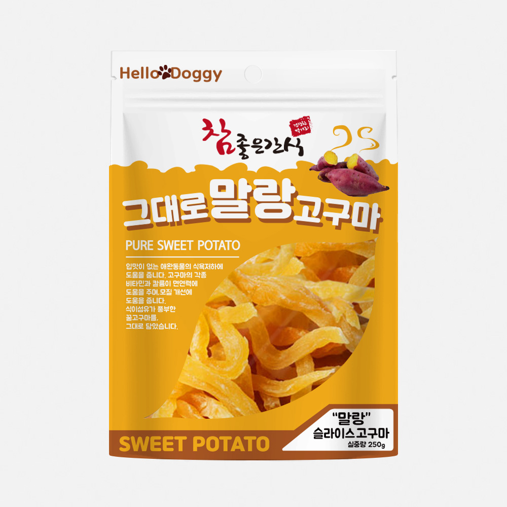 [헬로도기] 말랑고구마(슬라이스) 250g
