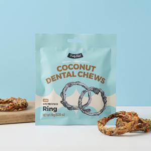 5%할인! [트러스티푸드] 코코넛 덴탈 터키츄 링 10g