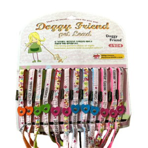 [떨이특가!] [도기프랜드] 하트 목줄 세트 (10mm/1판x12개)