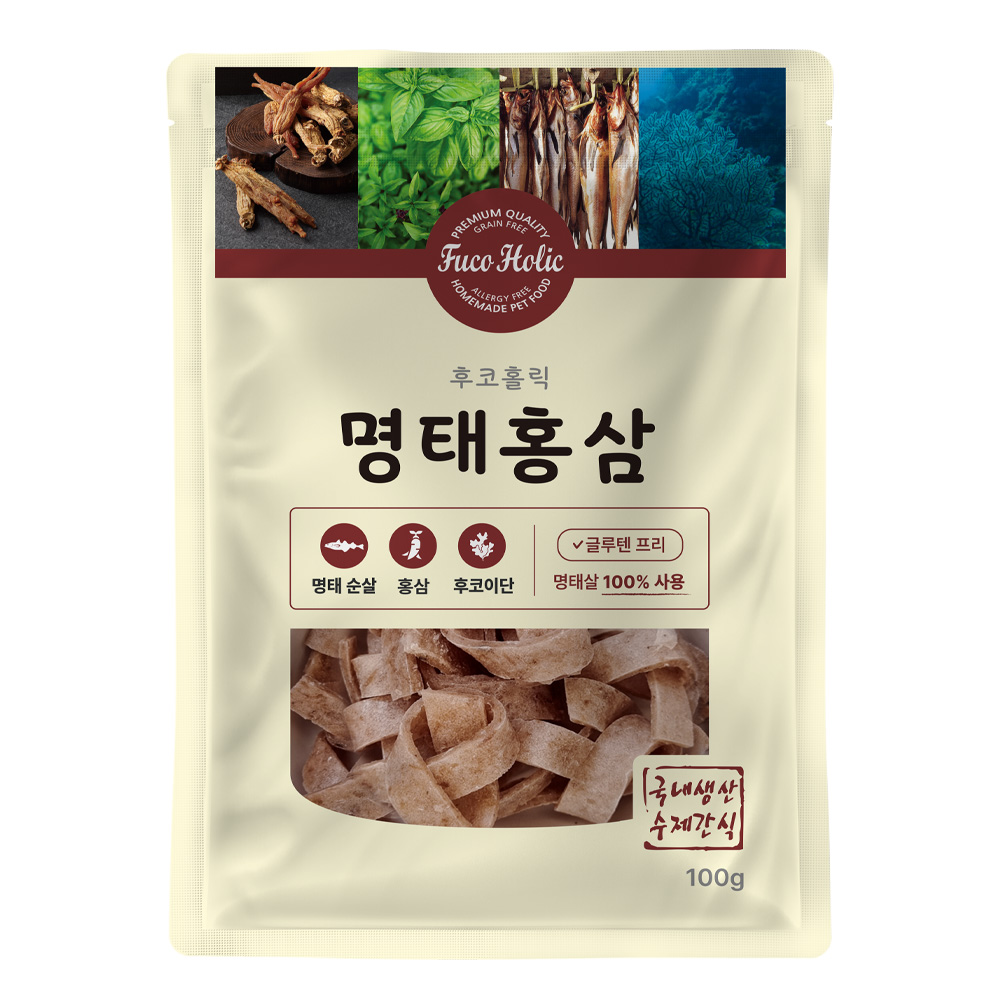 후코홀릭 명태 홍삼 100g
