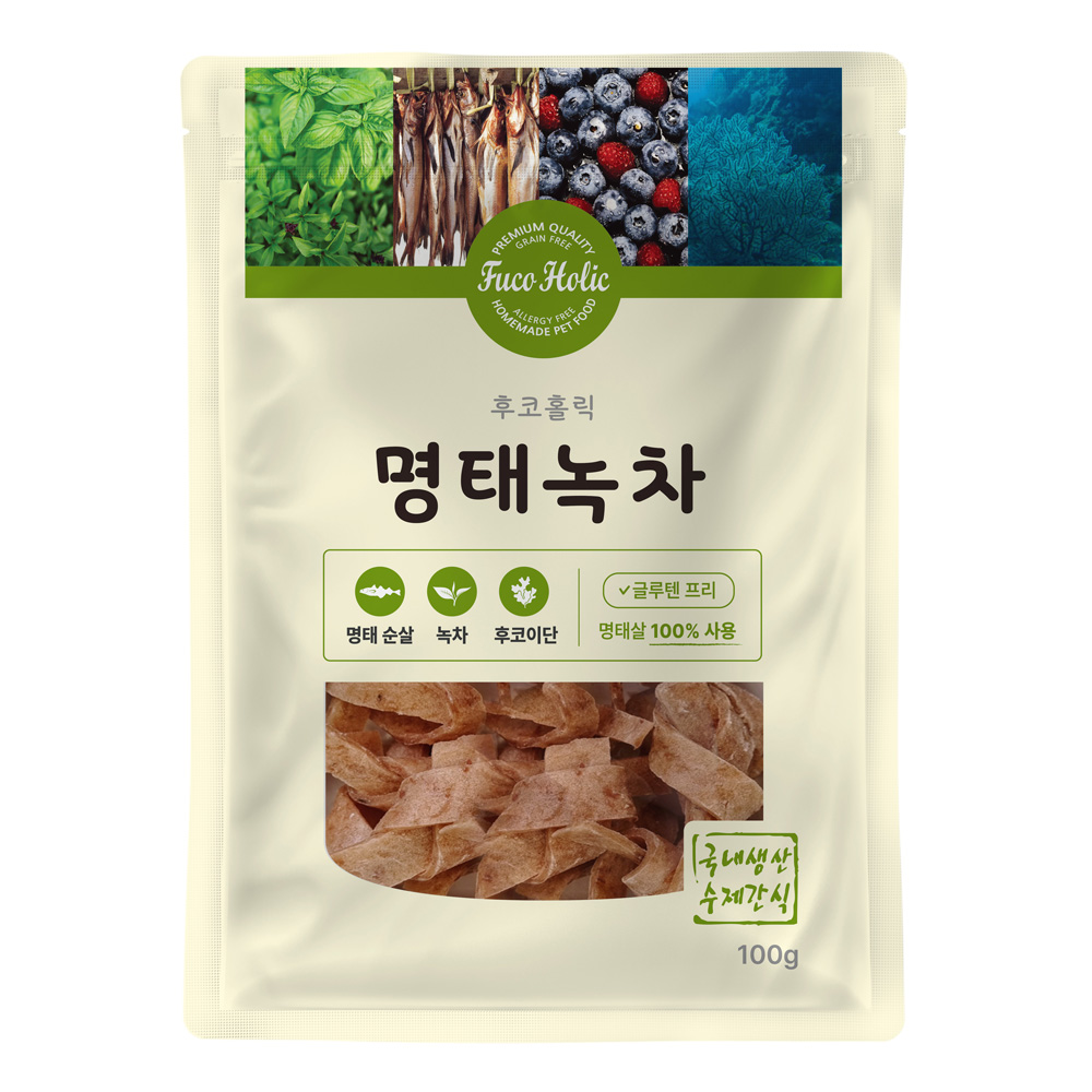 후코홀릭 명태 녹차 100g