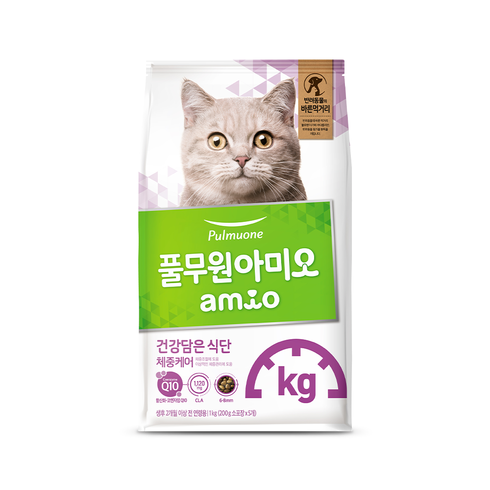 [풀무원] 아미오 건강담은 캣 체중케어 1kg