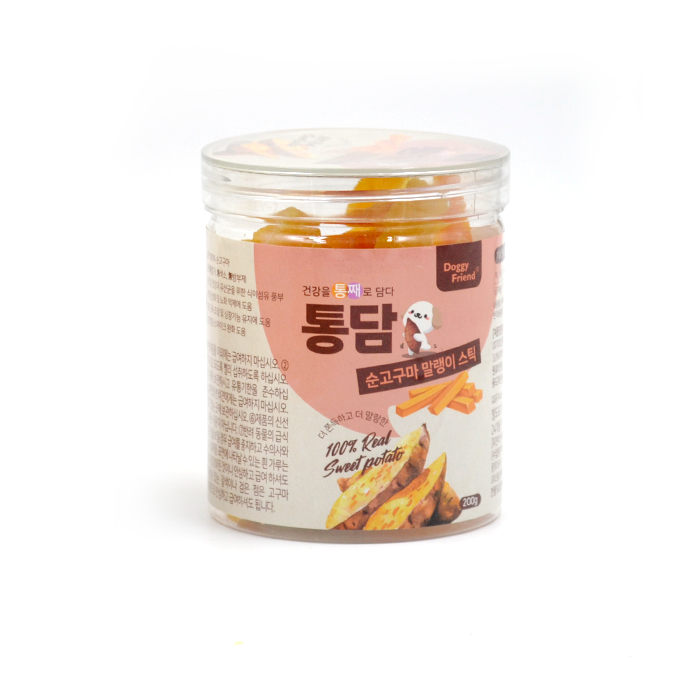 [통담] 순고구마 말랭이 200g (통/스틱)