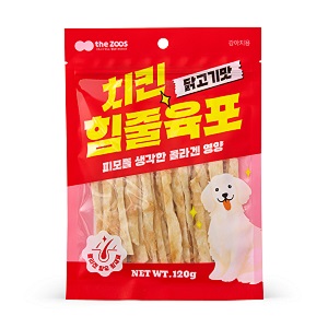 [더주스] 치킨 힘줄 육포 (닭고기맛/120g)