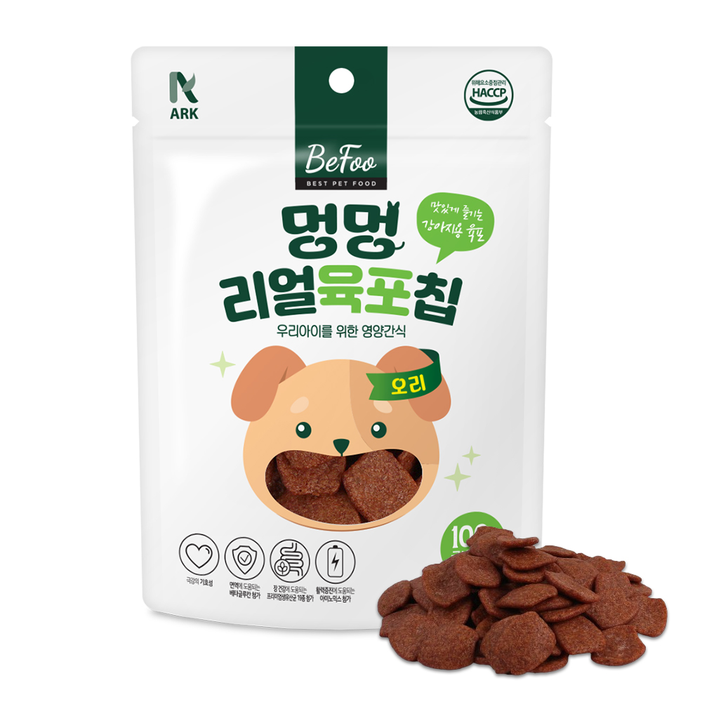 [임박] [5+5]  베푸 멍멍 리얼 육포칩 오리 [50g]