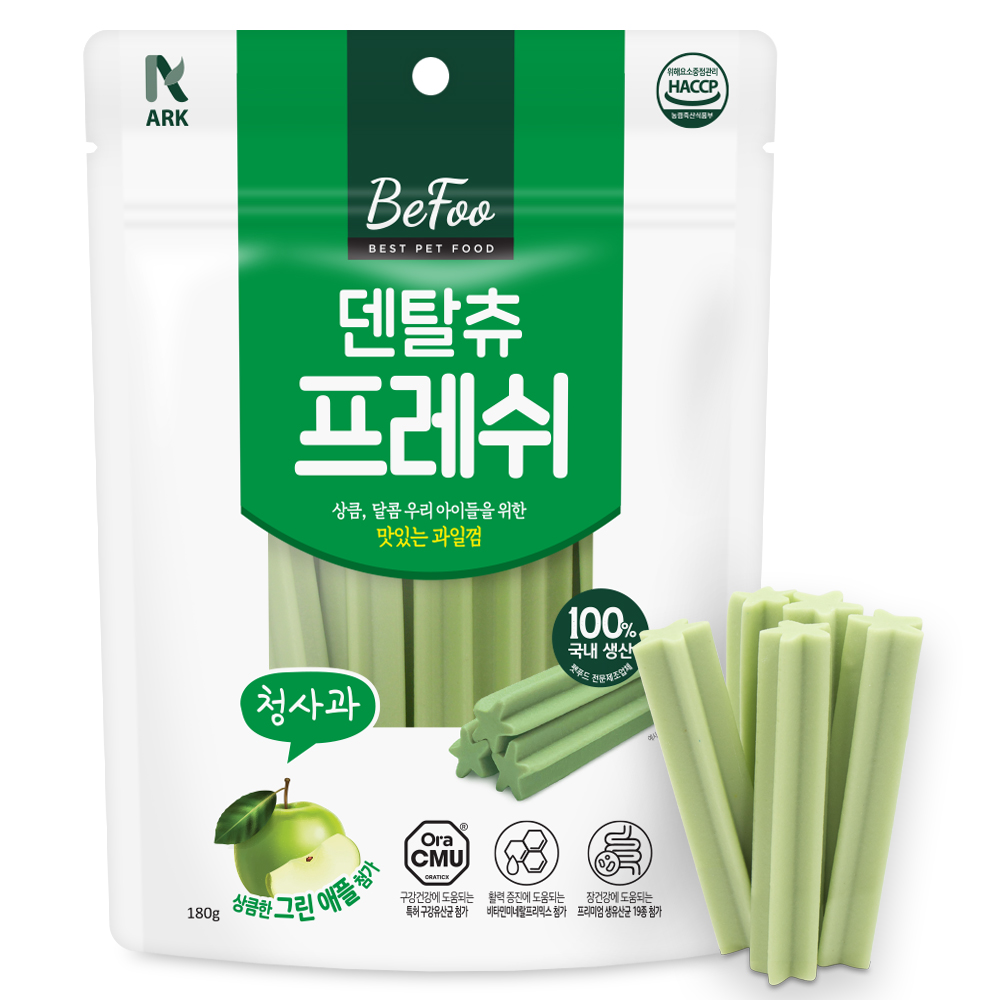 [임박] [5+5] 베푸 덴탈츄 프레쉬 청사과 [180g]