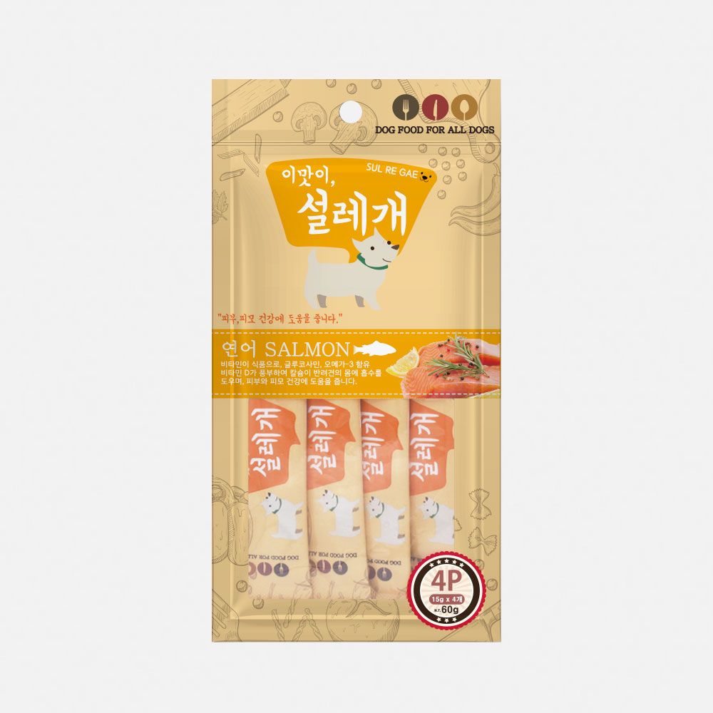 ◆[참좋은간식] 이맛이 설레개 (연어맛/15gx4p) - [가격 인하 행사]