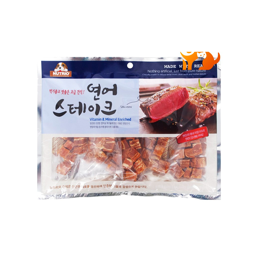 뉴트리오 연어스테이크(큐블) 400g