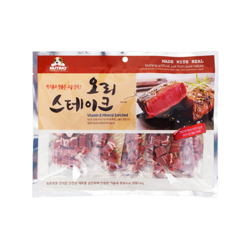 뉴트리오 오리스테이크(큐블) 400g