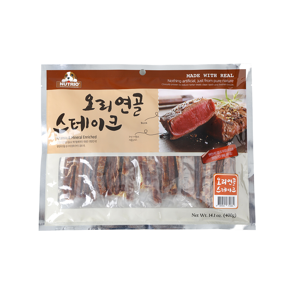 뉴트리오 오리 연골스테이크 400g