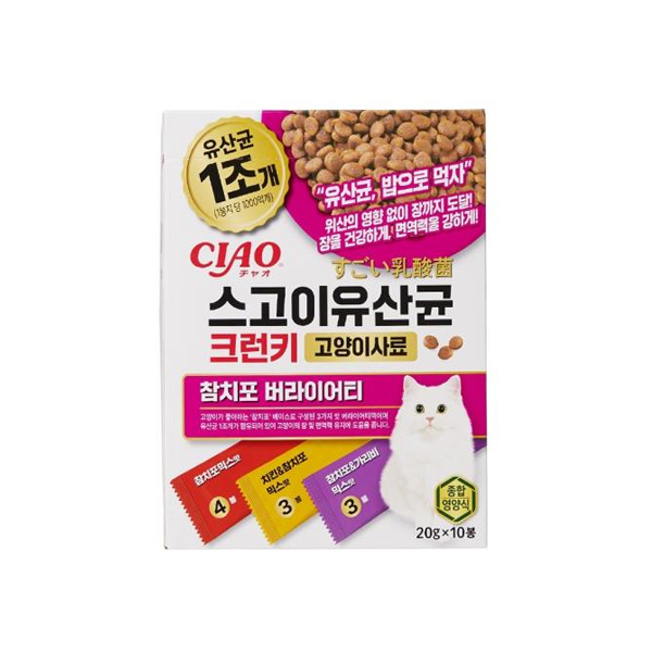 이나바 스고이 유산균 크런키 참치포버라이어티200g