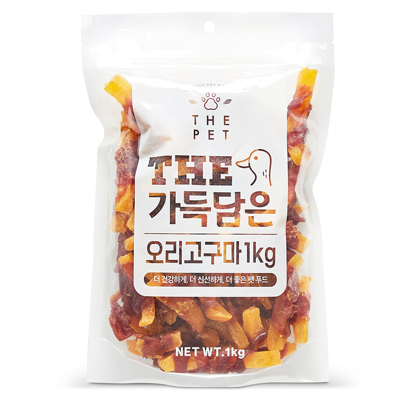 [더펫] 더 가득담은 오리고구마 1kg